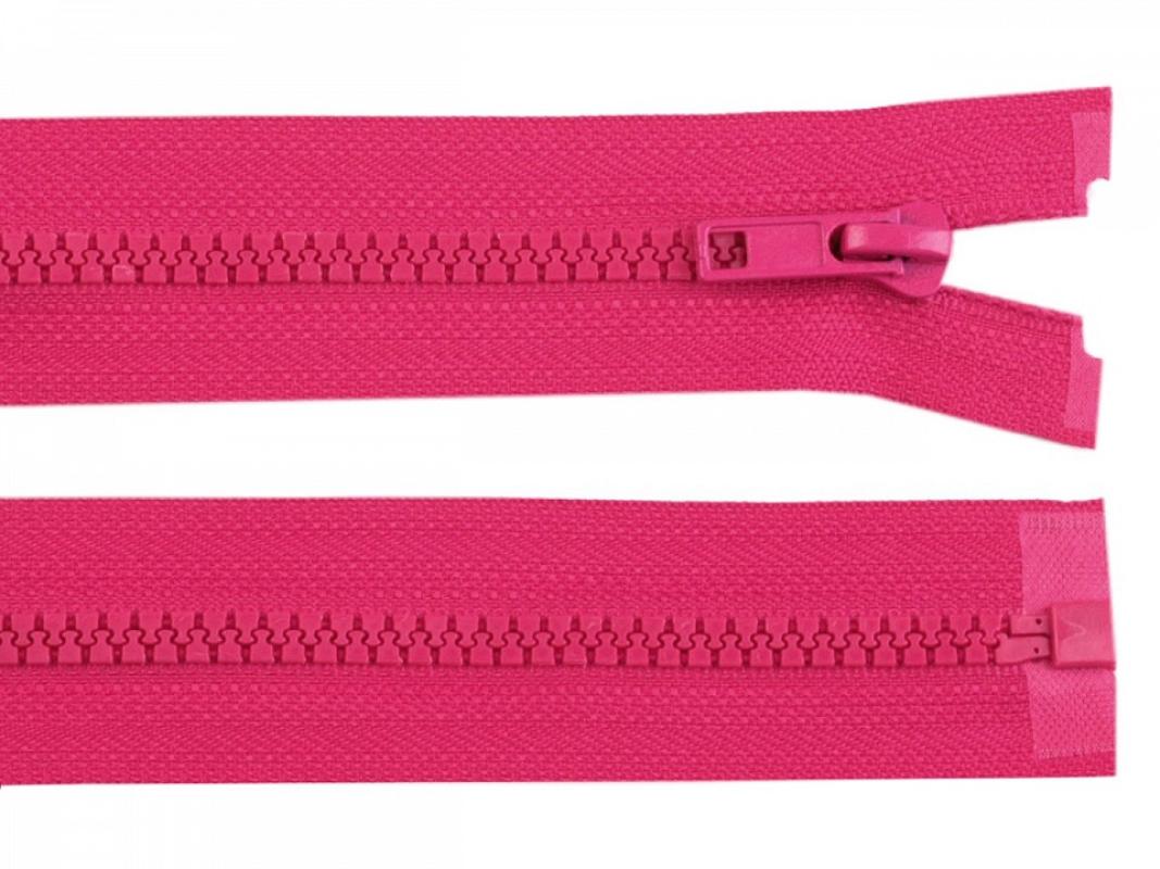 45 cm Reißverschluss pink teilbar
